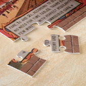 ヴィンテージグラスゴー市営地下鉄ポスター ジグソーパズル (側面)