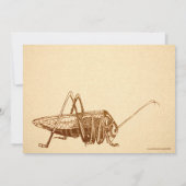 ヴィンテージグラスパーカスタマイズパーティの招待状 招待状 (裏面)