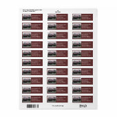 ヴィンテージグラスファイバートラベルトレーラー ラベル (フルシート)