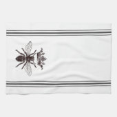 ヴィンテージグラフィッククイーンビー キッチンタオル (横)