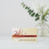 ヴィンテージグラフィックフローラ 名刺 (スタンド正面)