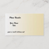 ヴィンテージグラフィックフローラ 名刺 (裏面)