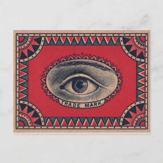 ヴィンテージグラフィック葉書 ポストカード (正面)