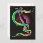 ヴィンテージグラフィック葉書 ポストカード (正面/裏面)