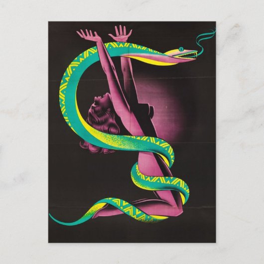 ヴィンテージグラフィック葉書 ポストカード (正面)