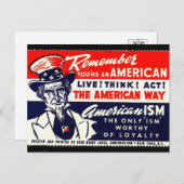 ヴィンテージグラフィック葉書 ポストカード (正面/裏面)