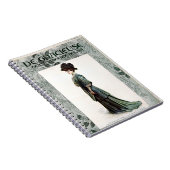 ヴィンテージグラマリーレディファッションイラストレーション ノートブック (右側)