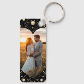 ヴィンテージグラマーアールデコ結婚のキーチェーン キーホルダー (裏面)