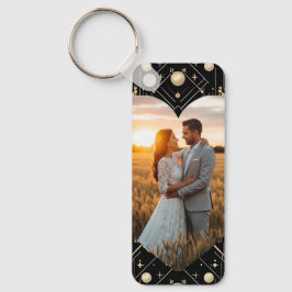 ヴィンテージグラマーアールデコ結婚のキーチェーン キーホルダー