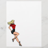 ヴィンテージグラマー女の子ネクストドアブロンドブロンシェル チラシ (裏面)