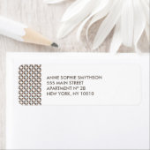 ヴィンテージグラマー差出人住所ラベル ラベル (インサイチュ)