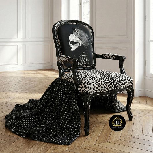 ヴィンテージグラマー白黒ファッション分離 薄葉紙