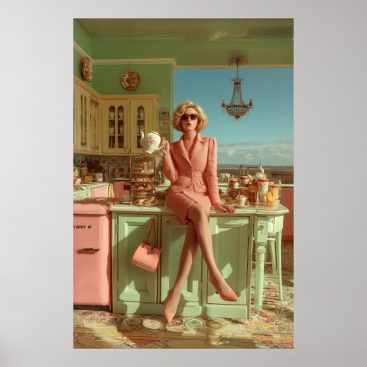ヴィンテージグラムインザキッチン ポスター (正面)