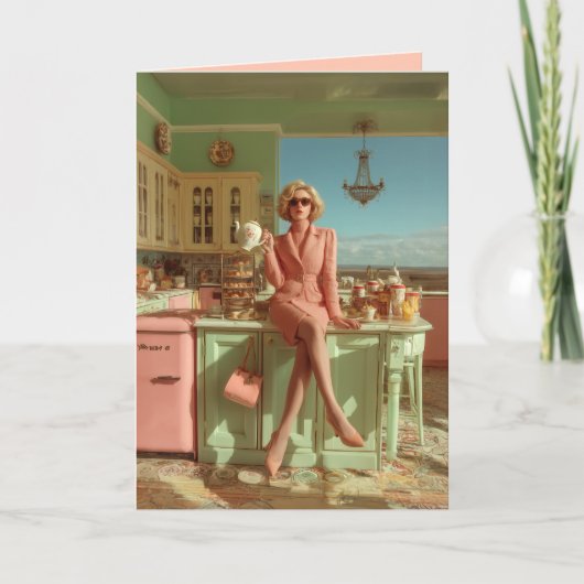 ヴィンテージグラムインザキッチン 招待状 (正面)