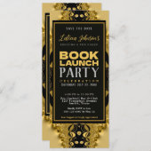 ヴィンテージグラムフラクタルレースブックの発売 招待状 (正面/裏面)