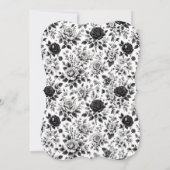 ヴィンテージグラムフローラ結婚式招待状 招待状 (裏面)