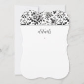 ヴィンテージグラムフローラ 招待状 (裏面)