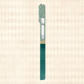 ヴィンテージグラムブラシティール(緑がかった色)テキスタイルモノグラムの外観 Case-Mate iPhoneケース