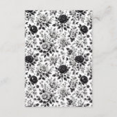 ヴィンテージグラム結婚フローラ エンクロージャーカード (裏面)