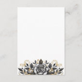 ヴィンテージグラム結婚フローラ エンクロージャーカード (裏面)