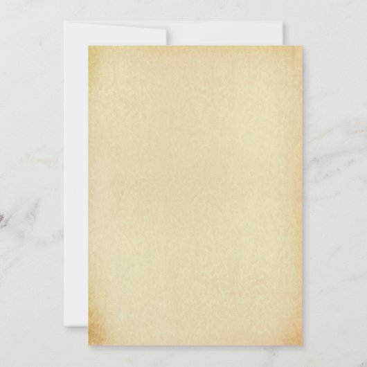 ヴィンテージグラム金ゴールド紙吹雪ウェディングシャワー 招待状 (裏面)