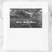 ヴィンテージグラモールダイヤモンド&パールエレガントズ 長方形シール (バッグ)