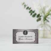 ヴィンテージグランジな音楽ミュージシャンのギターの先生 名刺 (スタンド正面)