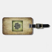 ヴィンテージグランジアイリッシュラッキーシャムロック ラゲッジタグ (正面横)