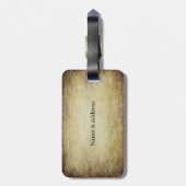 ヴィンテージグランジアイリッシュラッキーシャムロック ラゲッジタグ (裏面縦)