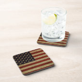ヴィンテージグランジアメリカ国旗のコースター コースター (右側)