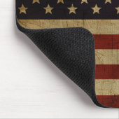 ヴィンテージグランジアメリカ国旗 マウスパッド (コーナー)