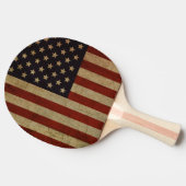 ヴィンテージグランジアメリカ国旗 卓球ラケット (横)