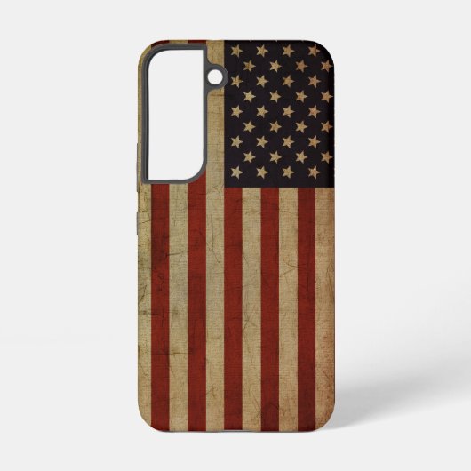 ヴィンテージグランジアメリカ国旗 SAMSUNG GALAXYケース (裏面)