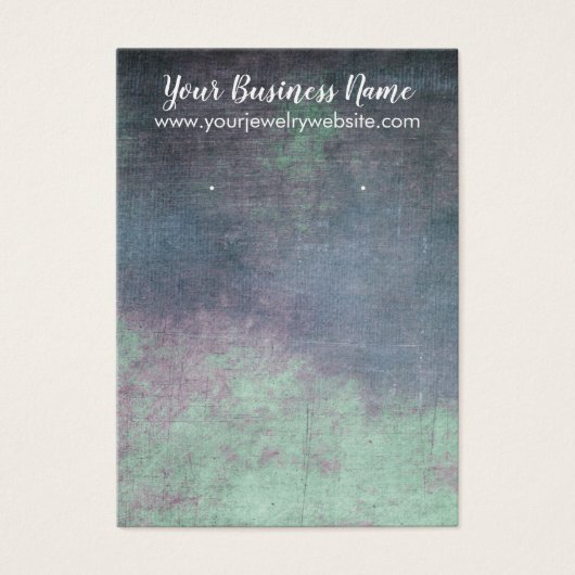 ヴィンテージグランジイヤリングホルダー表示カード (正面)