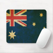 ヴィンテージグランジオーストラリア国旗 マウスパッド (マウス)