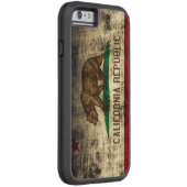 ヴィンテージグランジカリフォルニア州旗 Case-Mate iPhoneケース (裏面/右)