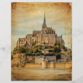 ヴィンテージグランジキャッスルスクラップブック紙 (正面)