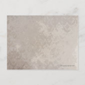 ヴィンテージグランジクダマスクラブバード ポストカード (裏面)