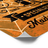 ヴィンテージグランジジャックランタンズキャンドル ポスター (角)