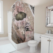 ヴィンテージグランジステームパンクビクトリアングラムハット シャワーカーテン (インサイチュ)