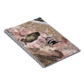 ヴィンテージグランジステームパンクビクトリアングラムハット ノートブック (右側)