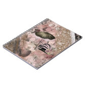 ヴィンテージグランジステームパンクビクトリアングラムハット ノートブック (左側)