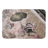 ヴィンテージグランジステームパンクビクトリアングラムハット バスマット (正面)