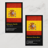 ヴィンテージグランジスペイン国旗 – バンデラデエスパーニャ 名刺 (正面/裏面)