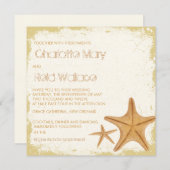 ヴィンテージグランジス結婚タメの侵入 招待状 (正面/裏面)