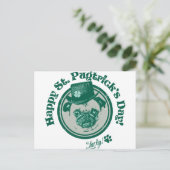ヴィンテージグランジセントパトリックのデイプクティ ポストカード (スタンド正面)