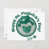 ヴィンテージグランジセントパトリックのデイプクティ ポストカード (正面/裏面)