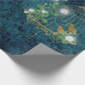 ヴィンテージグランジダマスクバードケージ ラッピングペーパー (角)