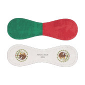 ヴィンテージグランジテクスチャのメキシコカスタムン国旗 野球ボール (パネル)