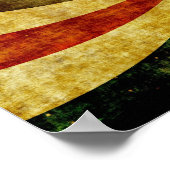 ヴィンテージグランジバックグラウンドをカーニバル回路として ポスター (角)